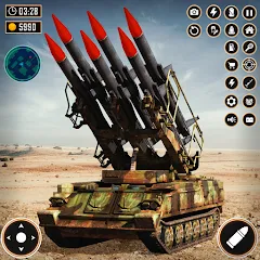 Взломанная Tank Battle Army Games 2023  [МОД Menu] - стабильная версия apk на Андроид