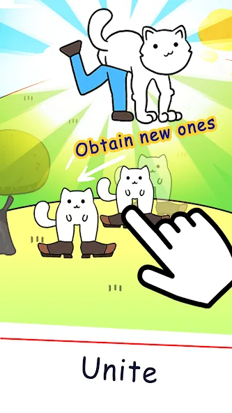 Cat Game Purland offline games (Пурр)  [МОД Много монет] Screenshot 1