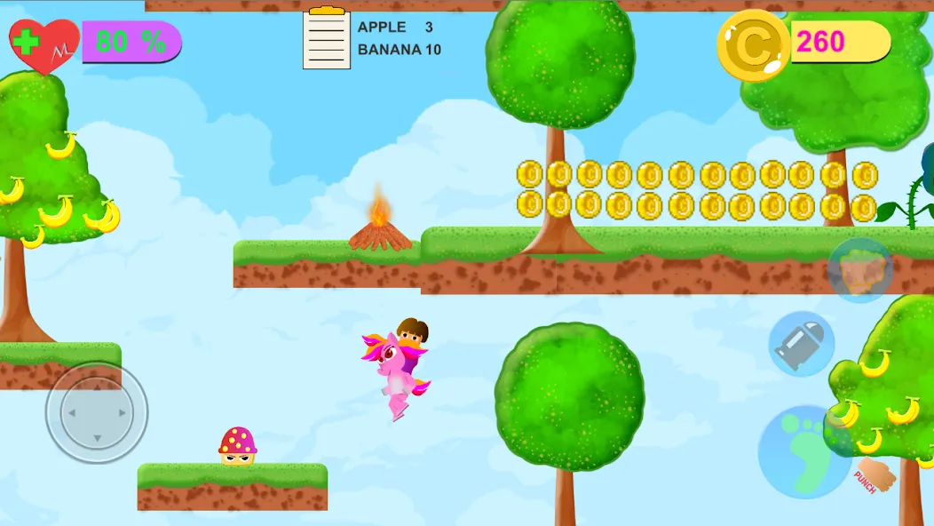 Dora Riding Pony Escape Jungle (Дора на Пони Едет из Джунглей)  [МОД Unlocked] Screenshot 2