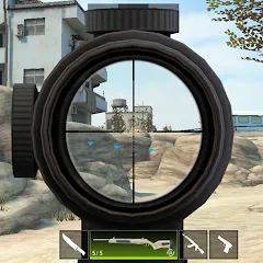 Скачать взломанную Modern Gun: Shooting War Games (Модерн Ган)  [МОД Mega Pack] - стабильная версия apk на Андроид