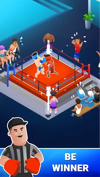 Boxing Gym Tycoon 3D: MMA Club (Боксерская Гимназия Тайкун 3D)  [МОД Menu] Screenshot 2