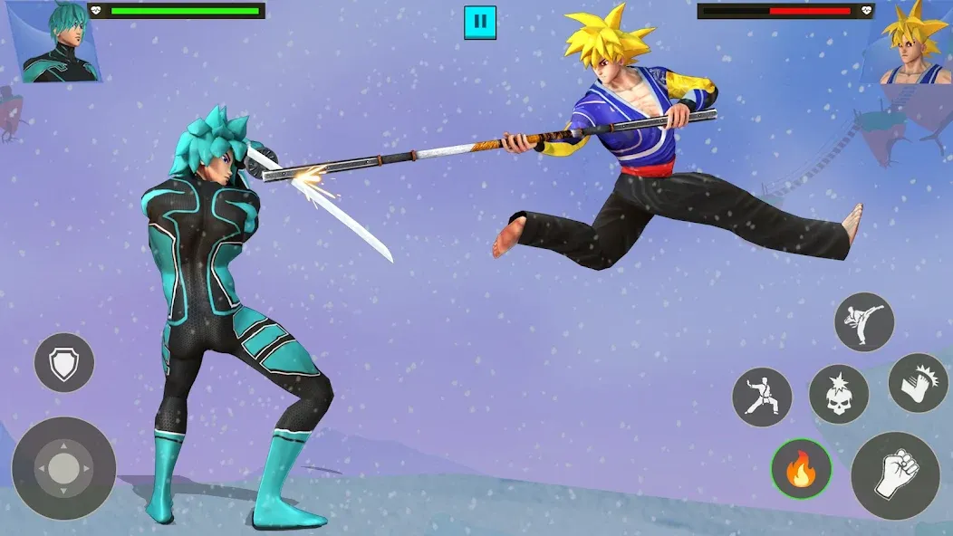 Anime Fighting Game (Аниме Файтинг Гейм)  [МОД Много денег] Screenshot 5