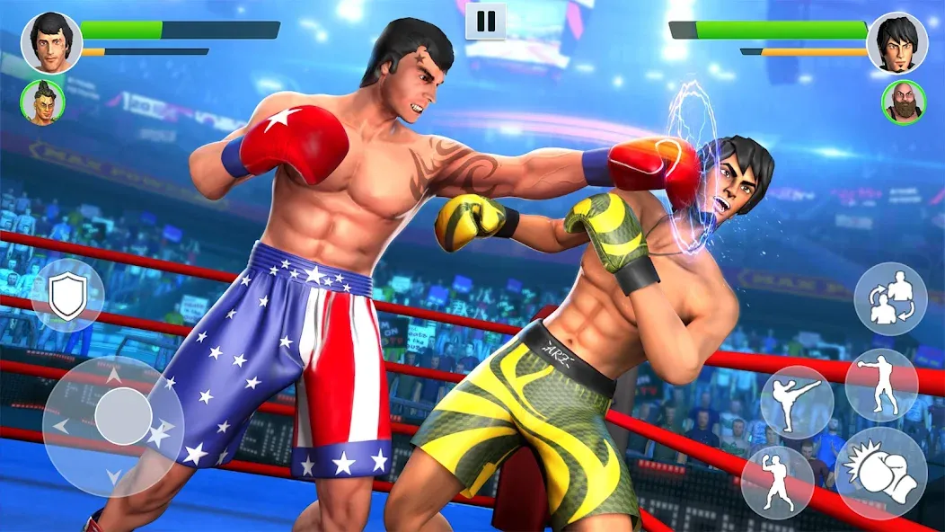 Boxing Heros: Fighting Games (Тэг Боксинг Игры)  [МОД Все открыто] Screenshot 4