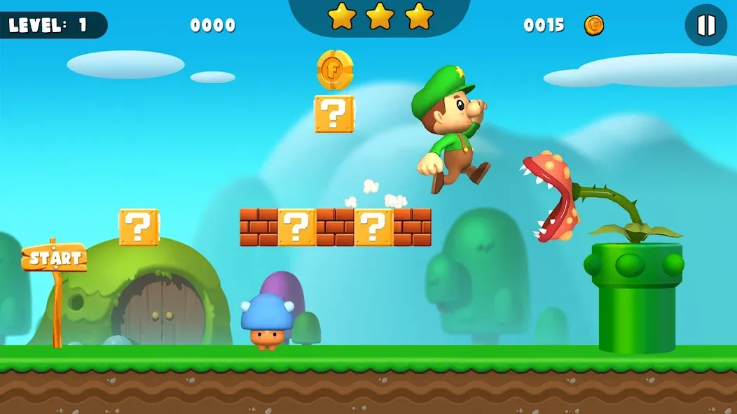 Bob World Adventure 3D  [МОД Menu] Screenshot 2