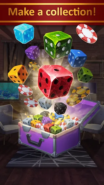 Farkle - Zonk Dice Game  [МОД Бесконечные монеты] Screenshot 1