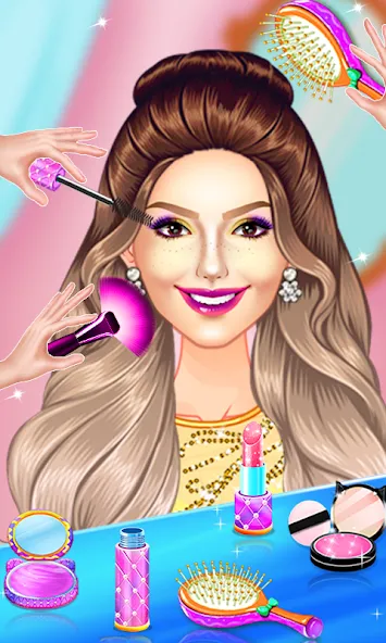 Makeup idol:Doll makeover 2024 (Роял Долл)  [МОД Бесконечные монеты] Screenshot 2