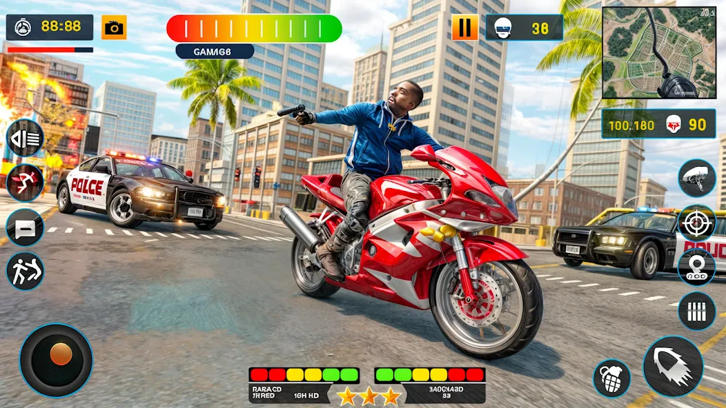 US Police Shooting Crime City  [МОД Mega Pack] Screenshot 5