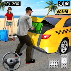 Скачать взломанную Taxi Simulator 3d Taxi Sim  [МОД Menu] - стабильная версия apk на Андроид