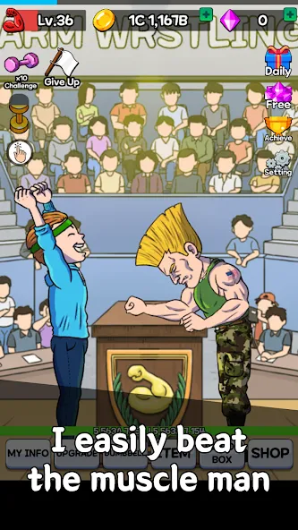 Arm Wrestling Clicker (Армреслинг Кликер)  [МОД Меню] Screenshot 5