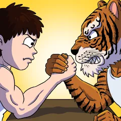 Скачать взломанную Arm Wrestling Clicker (Армреслинг Кликер)  [МОД Меню] - полная версия apk на Андроид