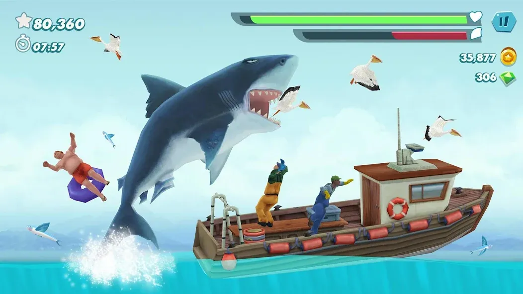 Hungry Shark Evolution (Хангри Шарк Эволюшн)  [МОД Бесконечные деньги] Screenshot 5