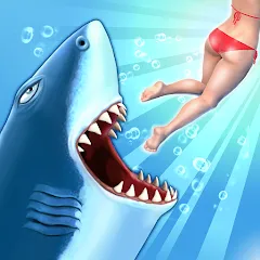 Взломанная Hungry Shark Evolution (Хангри Шарк Эволюшн)  [МОД Бесконечные деньги] - последняя версия apk на Андроид