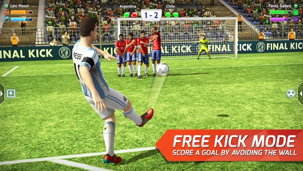 Final Kick: Online Soccer (Финаль кик)  [МОД Много денег] Screenshot 2