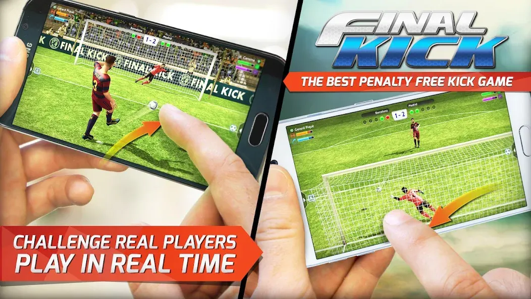 Final Kick: Online Soccer (Финаль кик)  [МОД Много денег] Screenshot 3