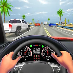 Скачать взломанную Traffic Racing In Car Driving (Трафик Рейсинг Ин Кар Драйвинг)  [МОД Много денег] - полная версия apk на Андроид