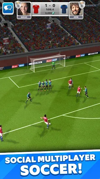 Score! Match - PvP Soccer  [МОД Mega Pack] Screenshot 2