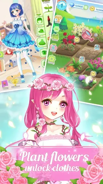 Dream Flower Dressup  [МОД Много денег] Screenshot 3