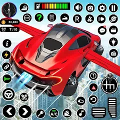 Скачать взлом Flying Car Robot Shooting Game  [МОД Много денег] - стабильная версия apk на Андроид