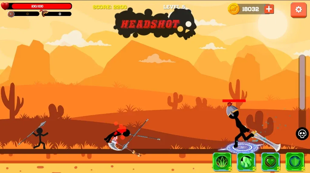 Spear war with Stickman (Спир вар)  [МОД Все открыто] Screenshot 2