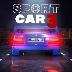 Скачать взломанную Sport car 3 : Taxi & Police - (Спорткар 3)  [МОД Много денег] - стабильная версия apk на Андроид