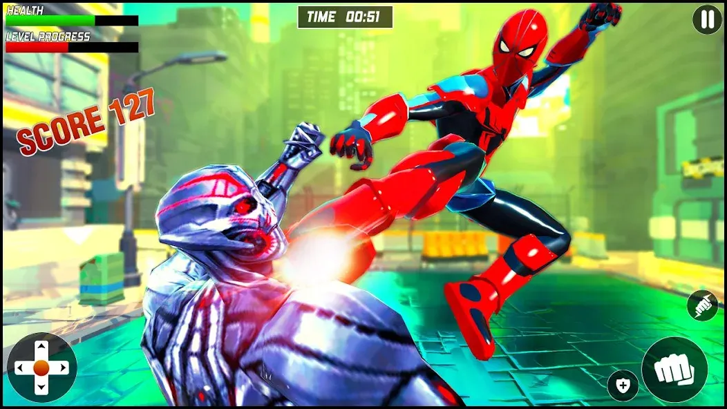 Strange Robot Spider hero Game  [МОД Mega Pack] Screenshot 3