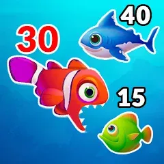 Скачать взлом Big Eat Fish Games Shark Games  [МОД Много монет] - полная версия apk на Андроид