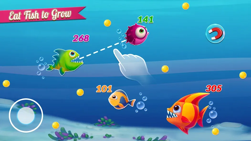 Fish.IO Fish Games Shark Games (Фиш Ай О Фиш Геймс Шарк Геймс)  [МОД Бесконечные деньги] Screenshot 5