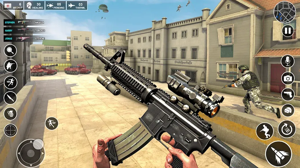 Anti Terrorist Shooting Game  [МОД Много денег] Screenshot 1