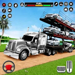 Скачать взлом Car Transporter 3d:Truck Games  [МОД Unlocked] - стабильная версия apk на Андроид