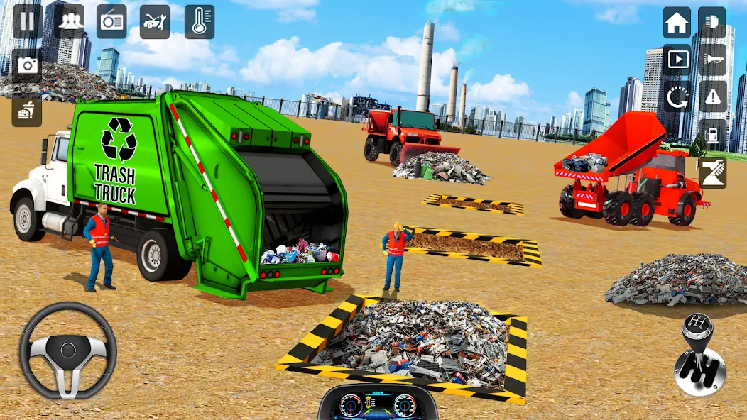 Trash Truck Games Simulator 3D  [МОД Unlocked] Screenshot 3