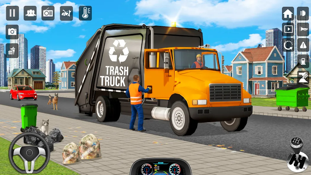 Trash Truck Games Simulator 3D  [МОД Unlocked] Screenshot 5