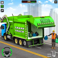 Взлом Trash Truck Games Simulator 3D  [МОД Unlocked] - последняя версия apk на Андроид