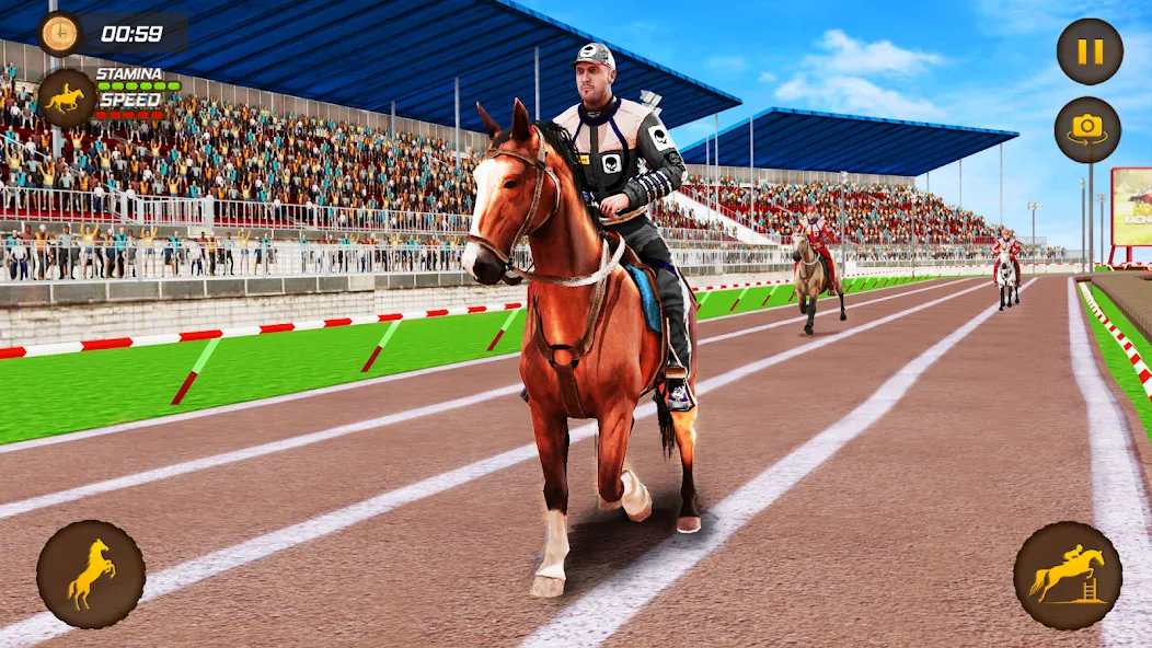 Horse Racing Game: Horse Games  [МОД Mega Pack] Screenshot 3