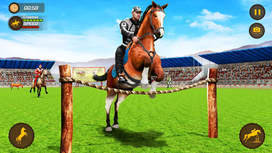 Horse Racing Game: Horse Games  [МОД Mega Pack] Screenshot 5