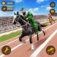 Взлом Horse Racing Game: Horse Games  [МОД Mega Pack] - стабильная версия apk на Андроид