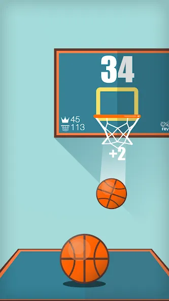 Basketball FRVR - Dunk Shoot (Баскетбол ФРВР)  [МОД Unlocked] Screenshot 4