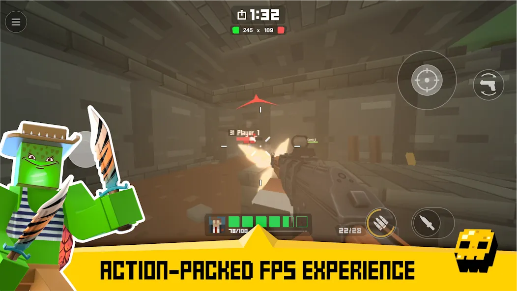 Krunker FRVR - Multiplayer FPS (Крункер ФРВР)  [МОД Много денег] Screenshot 5