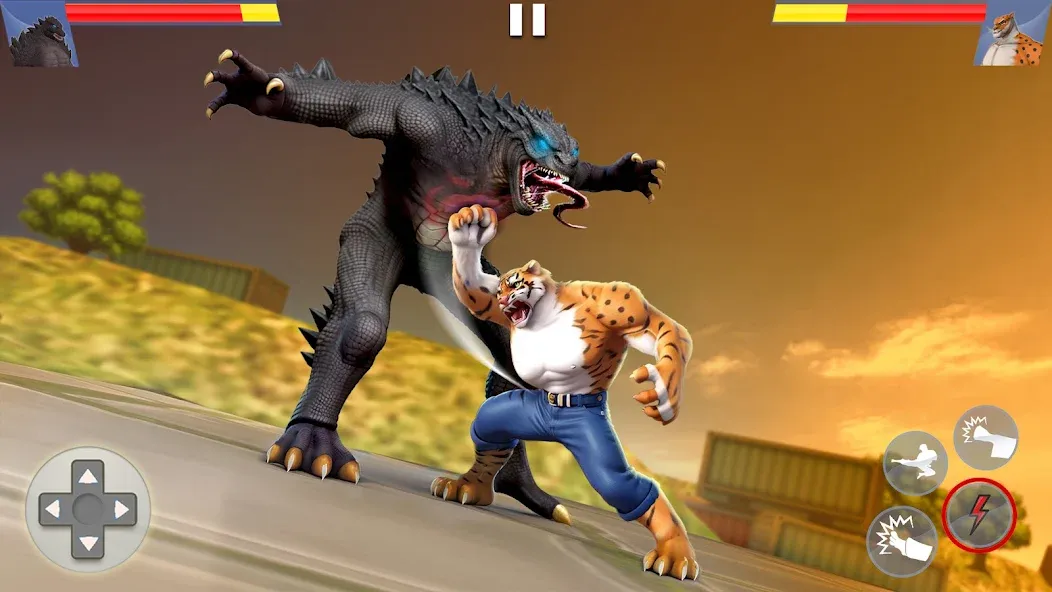 Kung Fu Animal: Fighting Games (Кунгфу животное)  [МОД Mega Pack] Screenshot 1