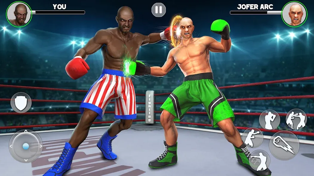 Kick Boxing Games: Fight Game  [МОД Много денег] Screenshot 4