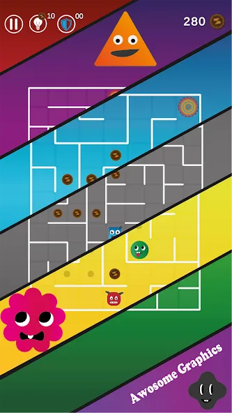 Maze Legend : A Cute Maze Game (Мейз Легенд)  [МОД Unlimited Money] Screenshot 2