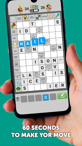 Wordgrams - Crossword & Puzzle (Вордграмс)  [МОД Unlimited Money] Screenshot 1