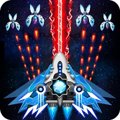 Взломанная Space shooter - Galaxy attack (Спейс шутер)  [МОД Unlocked] - стабильная версия apk на Андроид