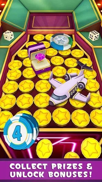 Coin Dozer: Casino (Коин Дозер)  [МОД Unlocked] Screenshot 2