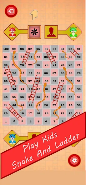 Kids Snake and Ladder (Кидз Снейк энд Лэддер)  [МОД Mega Pack] Screenshot 1