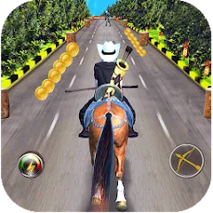 Взлом Cowboy Horse Run  [МОД Бесконечные деньги] - последняя версия apk на Андроид