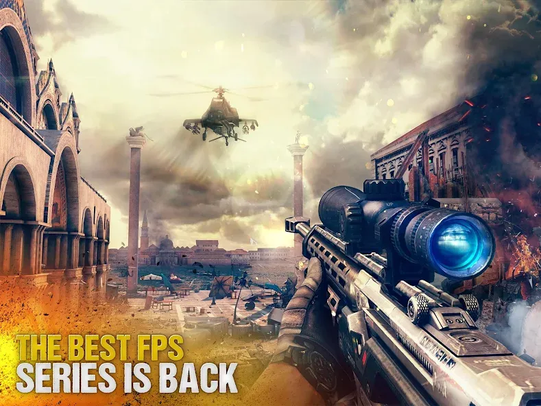 Modern Combat 5: mobile FPS (Модерн Комбат 5)  [МОД Все открыто] Screenshot 1