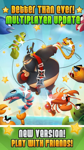 Ninja Fishing (Ниндзя Фишинг)  [МОД Menu] Screenshot 1