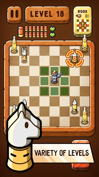 Bullet Chess: Board Shootout (Бюллет чесс)  [МОД Бесконечные монеты] Screenshot 2