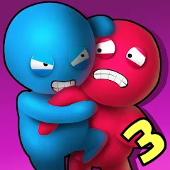 Скачать взломанную Noodleman Party: Fight Games (Нудлман Пати)  [МОД Unlocked] - полная версия apk на Андроид