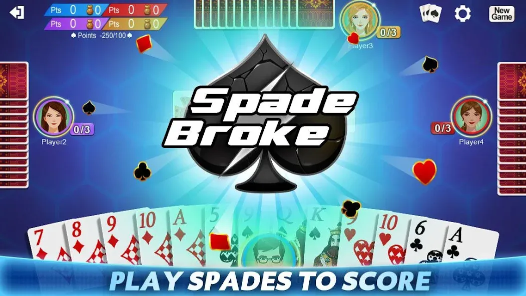 Spades (Спейдс)  [МОД Unlimited Money] Screenshot 3